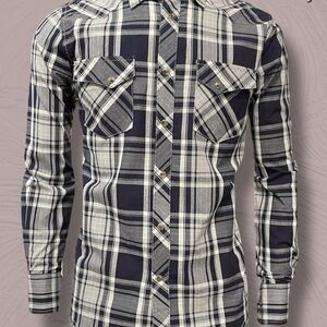 ‼️ buy 3 items get 1 free Cow boy Button Down Shirt with Tailored Fit